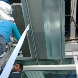 Installation du climatiseur Gainable